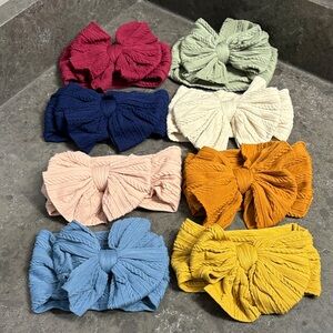 Charming Toddler Headbands Multicolor. Set of 8